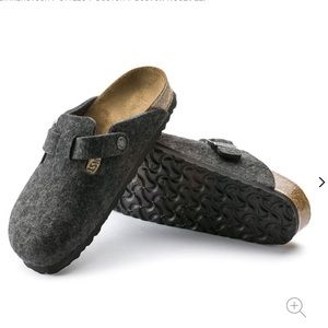 Birkenstock boston wool felt clog